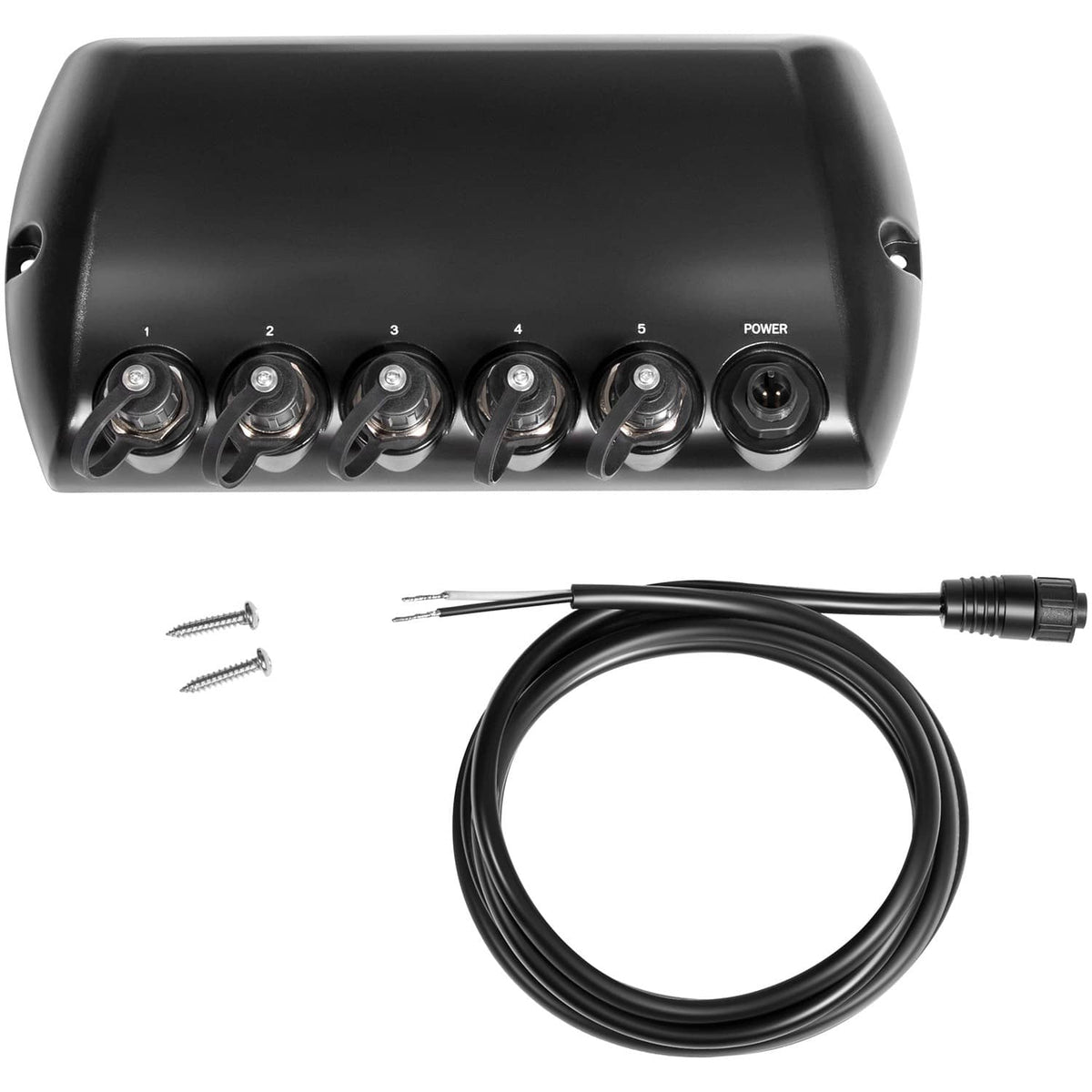 Solidspare 408450-1 5 Port Ethernet Switch, Black - Replace for Humminbird AS ETH 5PXG