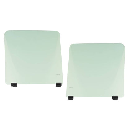 Solid Spare Pair Crew Cab Rear Door Glass LH+RH For 99-12 Ford F250 F350 F450 F550 F650 F750