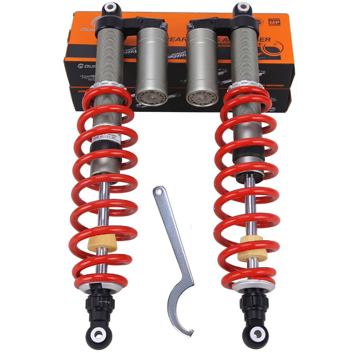 Solidspare ADJUSTABLE STAGE 4 REAR AIR SHOCK ABSORBER FOR 2009-14 POLARIS RZR S 800 60"