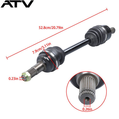Solidspare Rear Left/Right CV Axles Drive Shaft For Yamaha Grizzly FI 550 4x4 Auto 09-18
