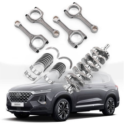 Solidspare Crank Shafts Connecting Rod Bearing Kit for Hyundai Santa Fe Sport 2.4L 2013-18