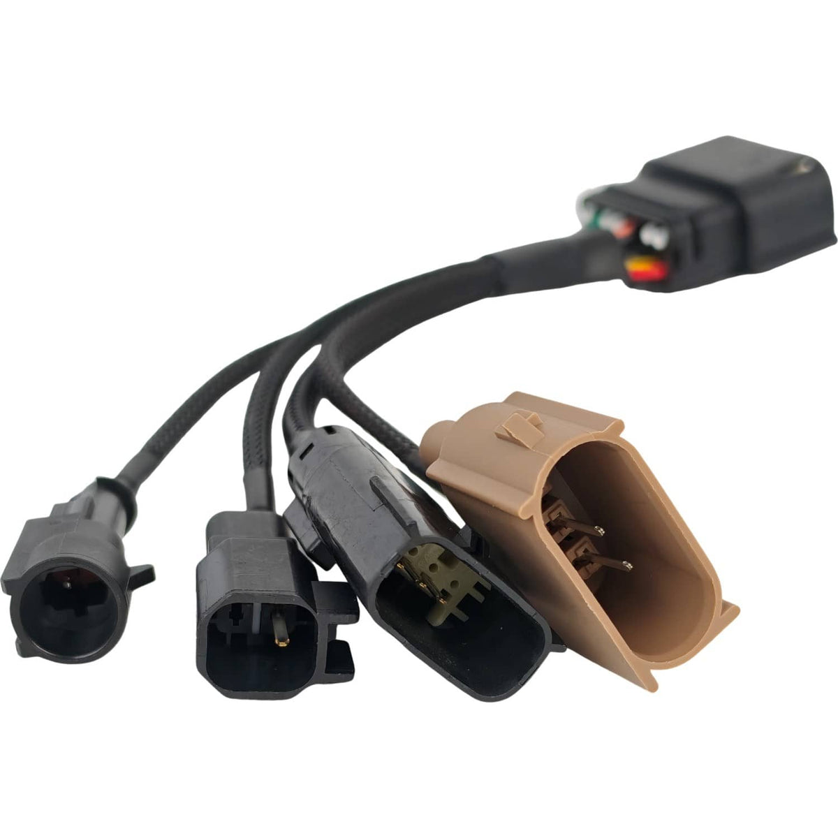 Solid Spare Halogen to LED Headlight Conversion Wire Harness for Ford F-250 F-350 2023-2024