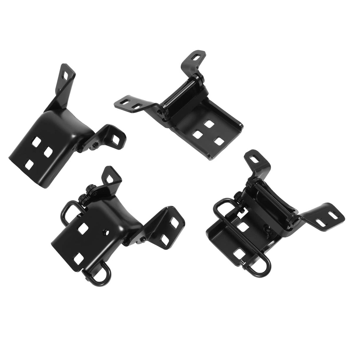 Solid Spare Door Hinge Set For 1973-1991 Chevy/GMC Pickup Trunk Driver & Passenger Side