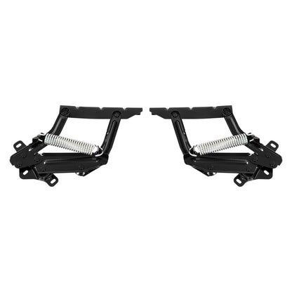 Solid Spare Hood Hinges Pair LH+RH For 1973-1979 Ford F100 F150 F250 F350 Bronco w/ Spring