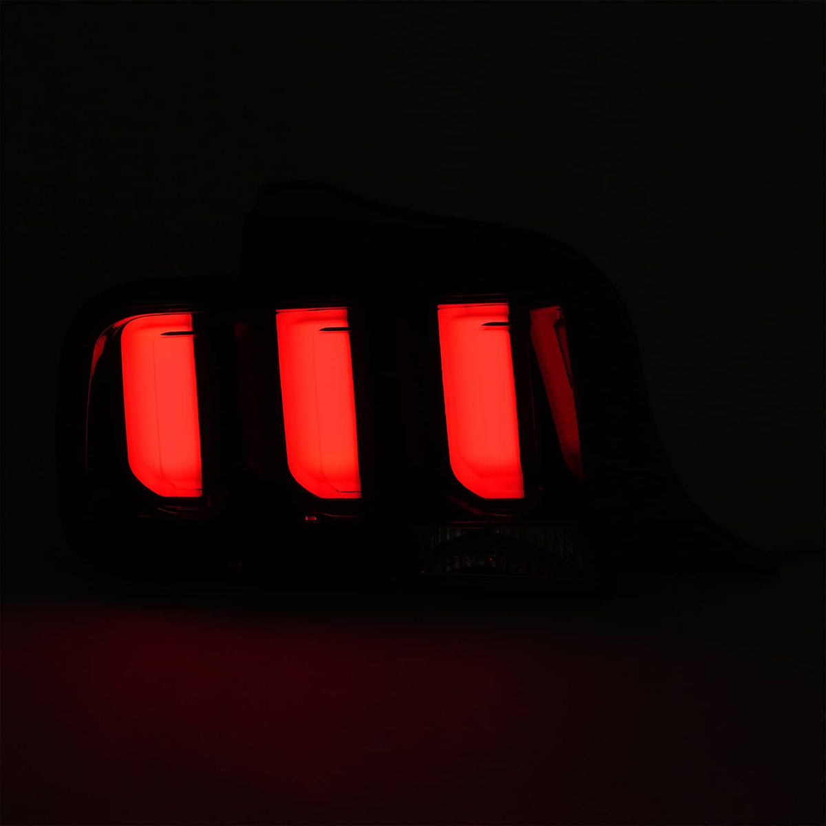Solid Spare Pair LED Tube Signal Brake Lamps Smoked Tail Lights For 2005-2009 Ford Mustang