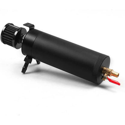 Solidspare 750ML Oil Catch Can Kit Oil Separator Large Baffled Reservoir Tank Universal New