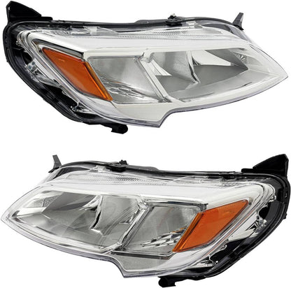 Solidspare Pair Left+Right Halogen Headlights For 2023-2026 Dodge Ram Promaster 1500 2500