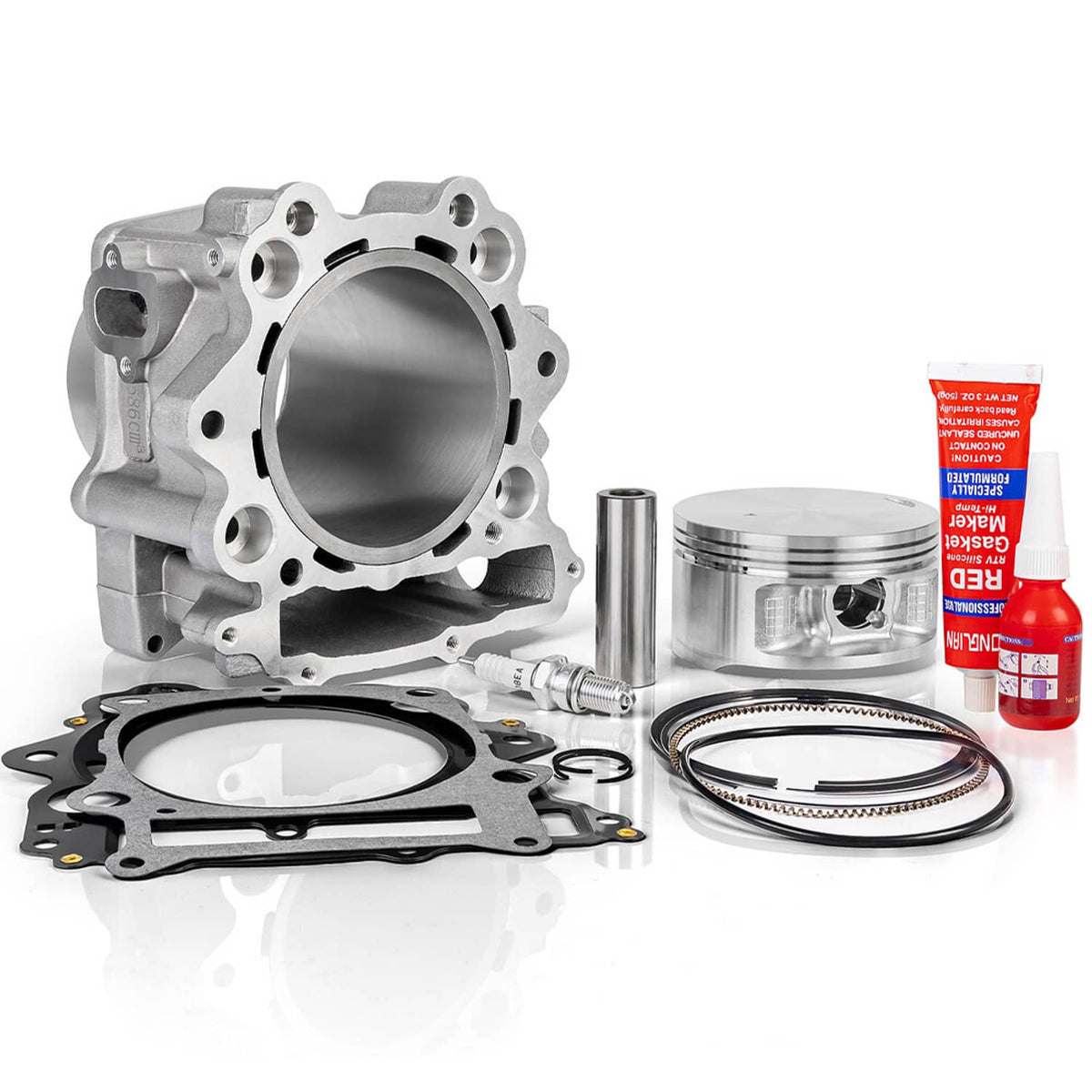 Solidspare 686cc Big Bore Cylinder Piston Top End Rebuild Kit For Yamaha Raptor 660R 01-05