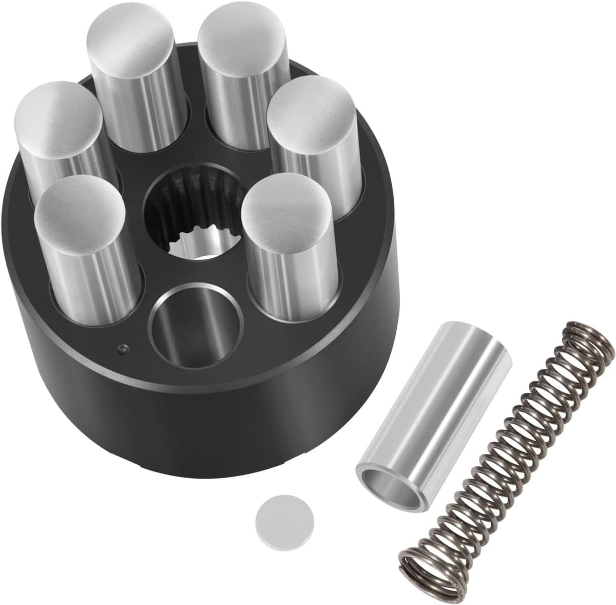 Solid Spare for Hydro-Gear 70723 Cylinder Block Kit 7-Piston Assembly Hydrostatic Transaxle