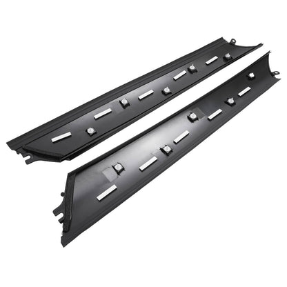 Solid Spare For Infiniti QX56 QX80 Nissan Armada 11-22 Windshield Trim Pillar Molding 2Pcs