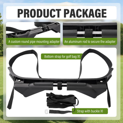 Solidspare For Icon EV Golf Cart Rear Grab Bar NEW Textured Rear Seat Grab Bag Holder