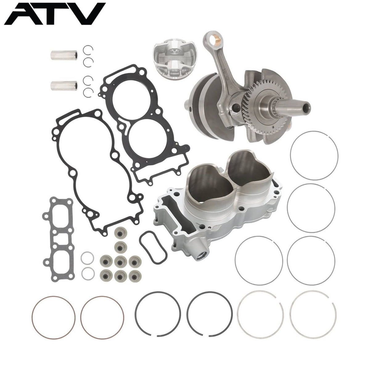 Solidspare Cylinder Crankshaft Gasket 3023156 3022594 For Polaris1000 RZR XP 1000 2014-2018