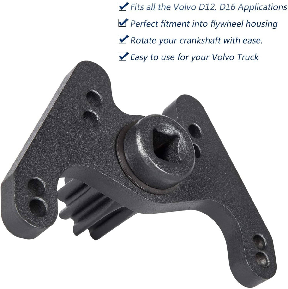 Solid Spare Crank/Flywheel Tool for 1998-2007 Volvo D12, D16 Engines Alt. to 9996956 9996620