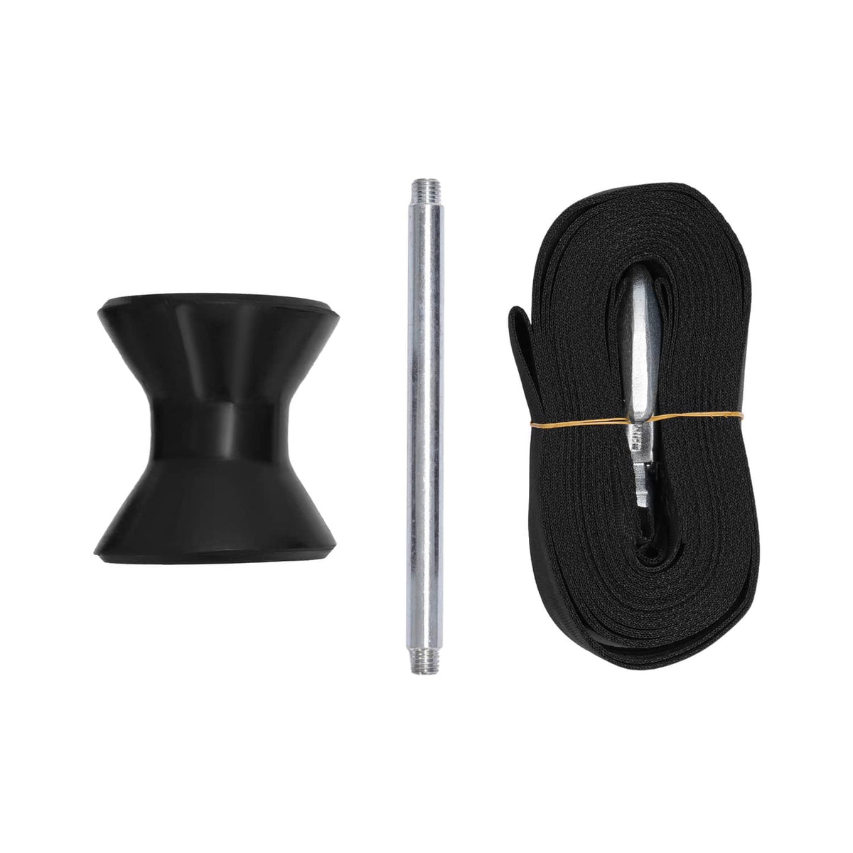 Solidspare Adjustable Winch Stand Winch Post W/ 1400lbs Winch Roller For Boat Trailers