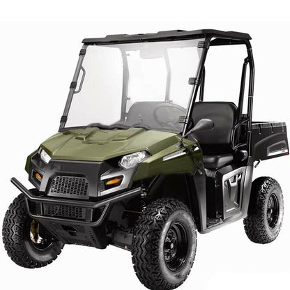 Solidspare Hard-Coated Clear Full Windshield For Polaris Ranger 400 570 EV 500 800 Midsize