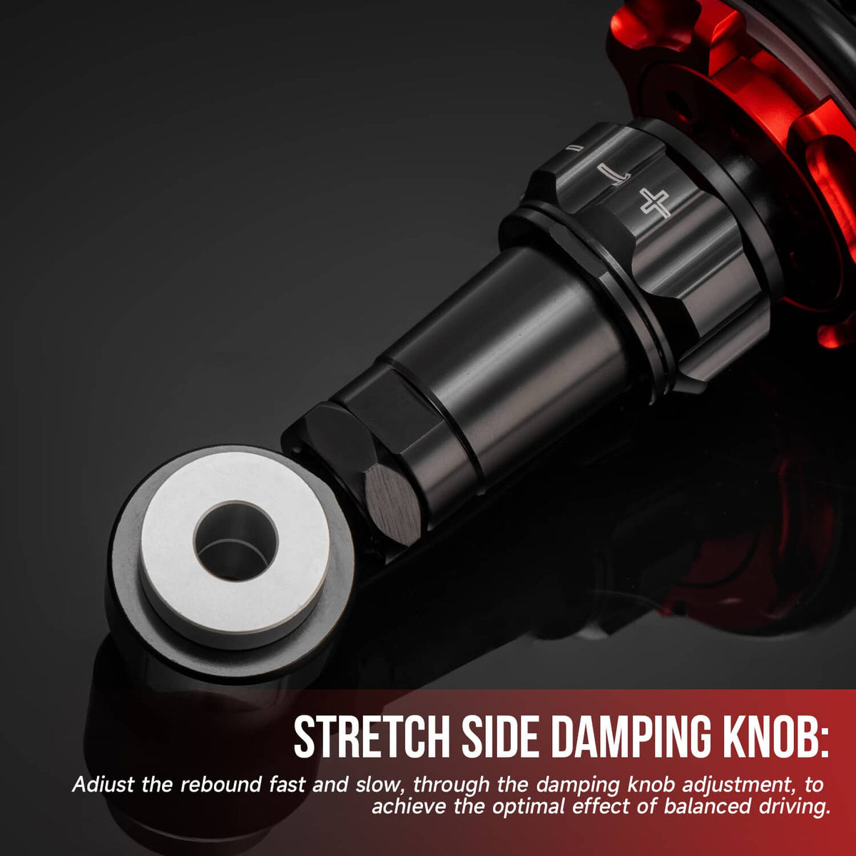 Solidspare ADJUSTABLE FRONT & REAR AIR SHOCKS ABSORBERS FOR POLARIS RANGER RZR 170 2009-21