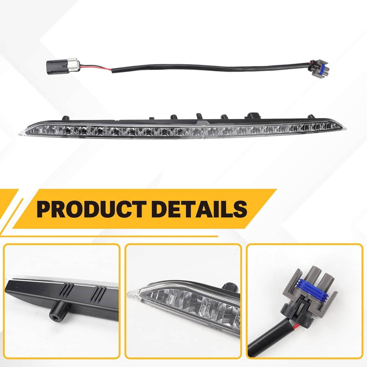 Solidspare FT4Z13A613A For 2015-2020 Ford Edge Center LED 3rd Third Brake Light 923-133