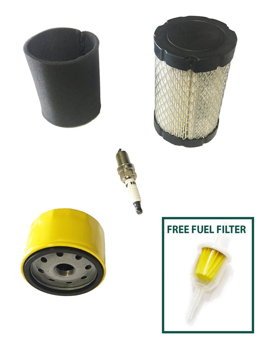 Solid Spare Air Fuel Filter Kit for John Deere Z225 Z235 Z255 Z335E Z335M Z345R ZTrak Mower