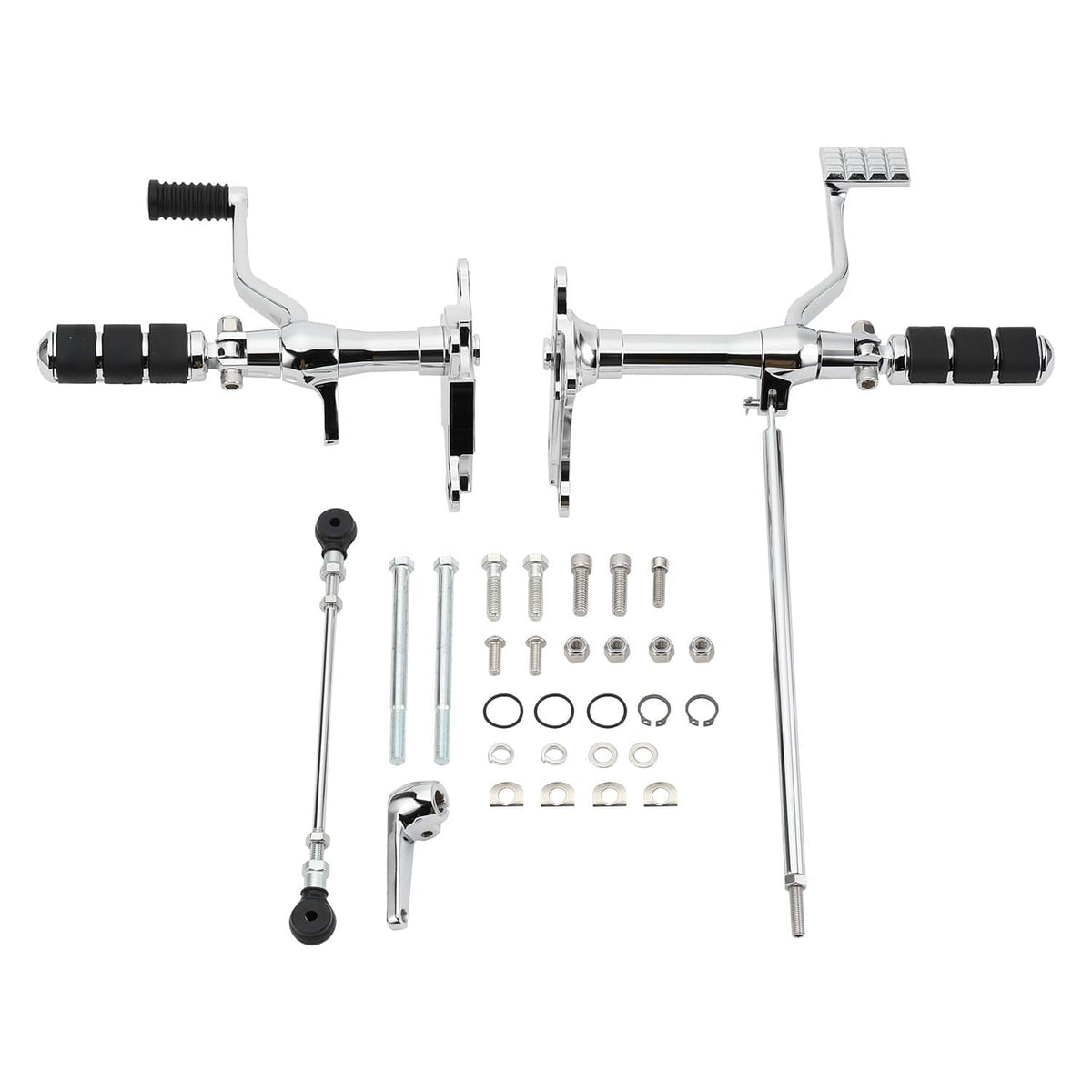 Solidspare Forward Controls Pegs Levers Linkage Kit For Harley Sportster 883 1200 91-03