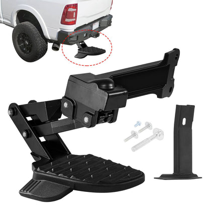 Solidspare Rear Bumper Retractable Side Bed Step For 2019-2024 Ram 2500 3500 82215842AH