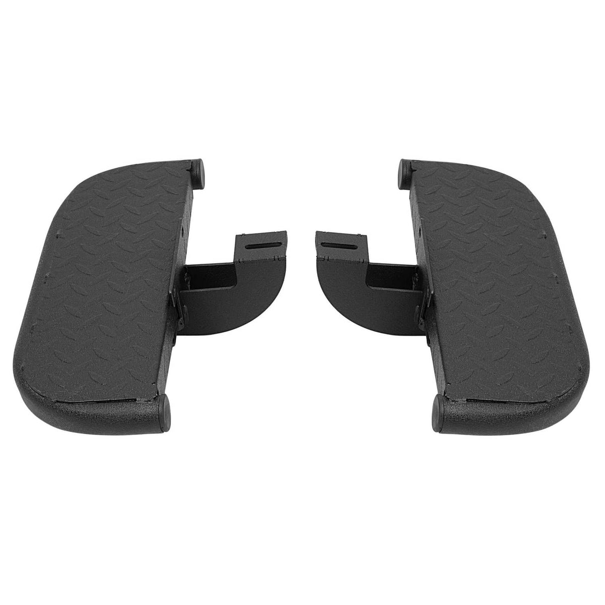 Solid Spare For 07-18 Jeep Wrangler JK Steel Side Hoop Steps Nerf Bar Running Boards 2-Door