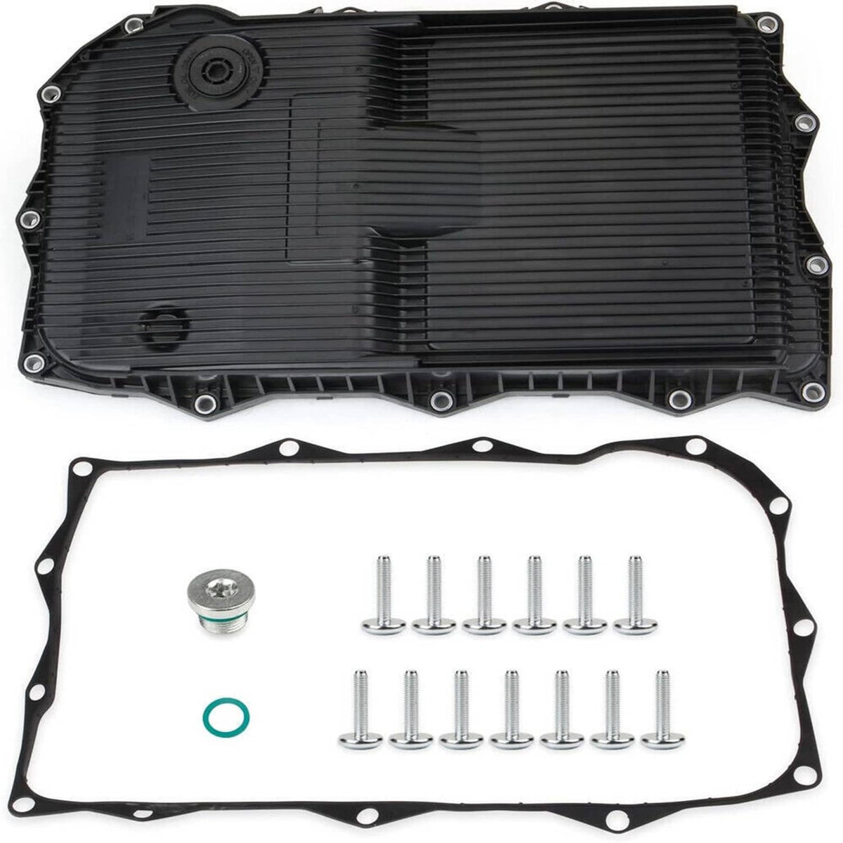 Solidspare For Ram1500 Dodge Charger Jeep Grand Cherokee 8HP70 Auto Transmission Oil Pan US