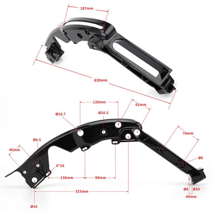 Solidspare For Harley Road Glide/Road King/Electra Glide 2Pcs Rear Fender Support Bracket