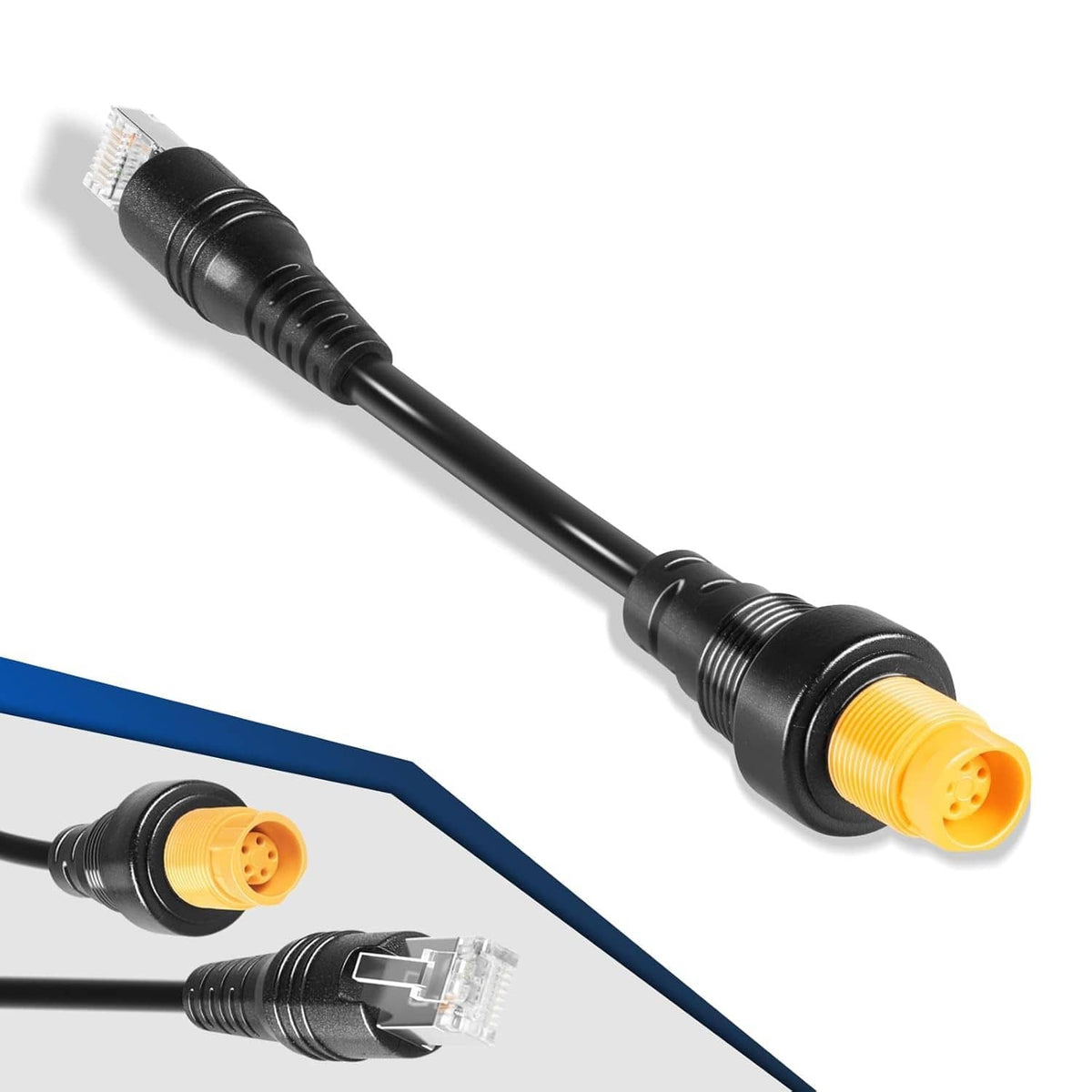 Solidspare RJ45 to 5-Pin Ethernet Adapter Cable 000-11246-001 for Simrad NSO evo2 & Zeus2
