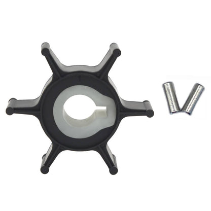 Solid Spare Water Pump Impeller and Pin 646-44352-01 For Yamaha 2hp 2 Stroke Motor Outboard
