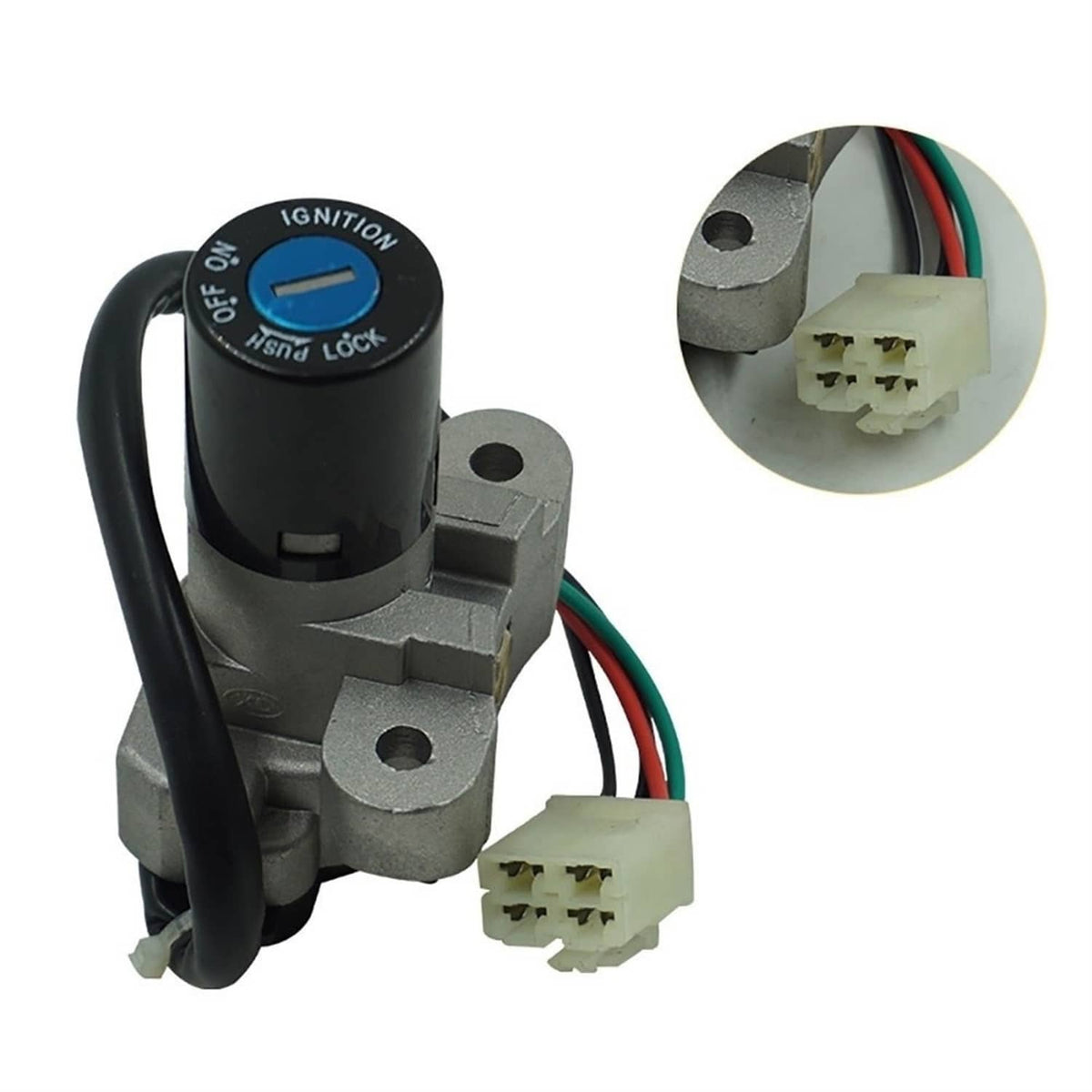 Solidspare Ignition Switch Gas Cap Set For Suzuki  GS500 2004-2009 GS500F 2004-2006 2008