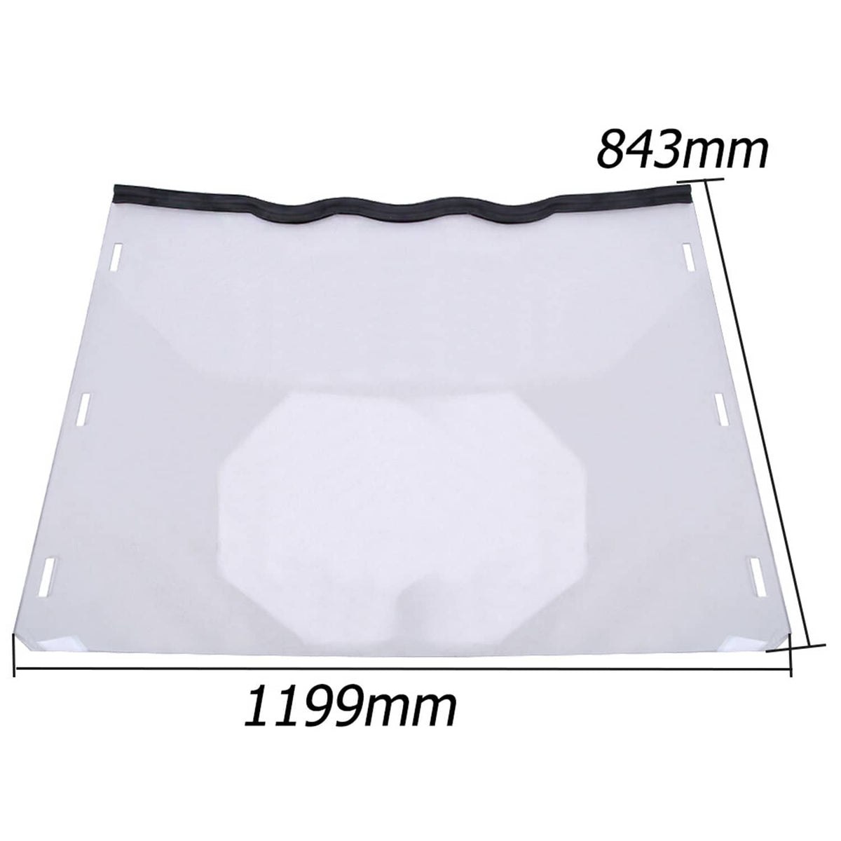 Solidspare UTV Full Windshield Windscreen For Polaris Ranger 400 / 500 800 Midsize / EV