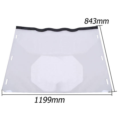 Solidspare UTV Full Windshield Windscreen For Polaris Ranger 400 / 500 800 Midsize / EV