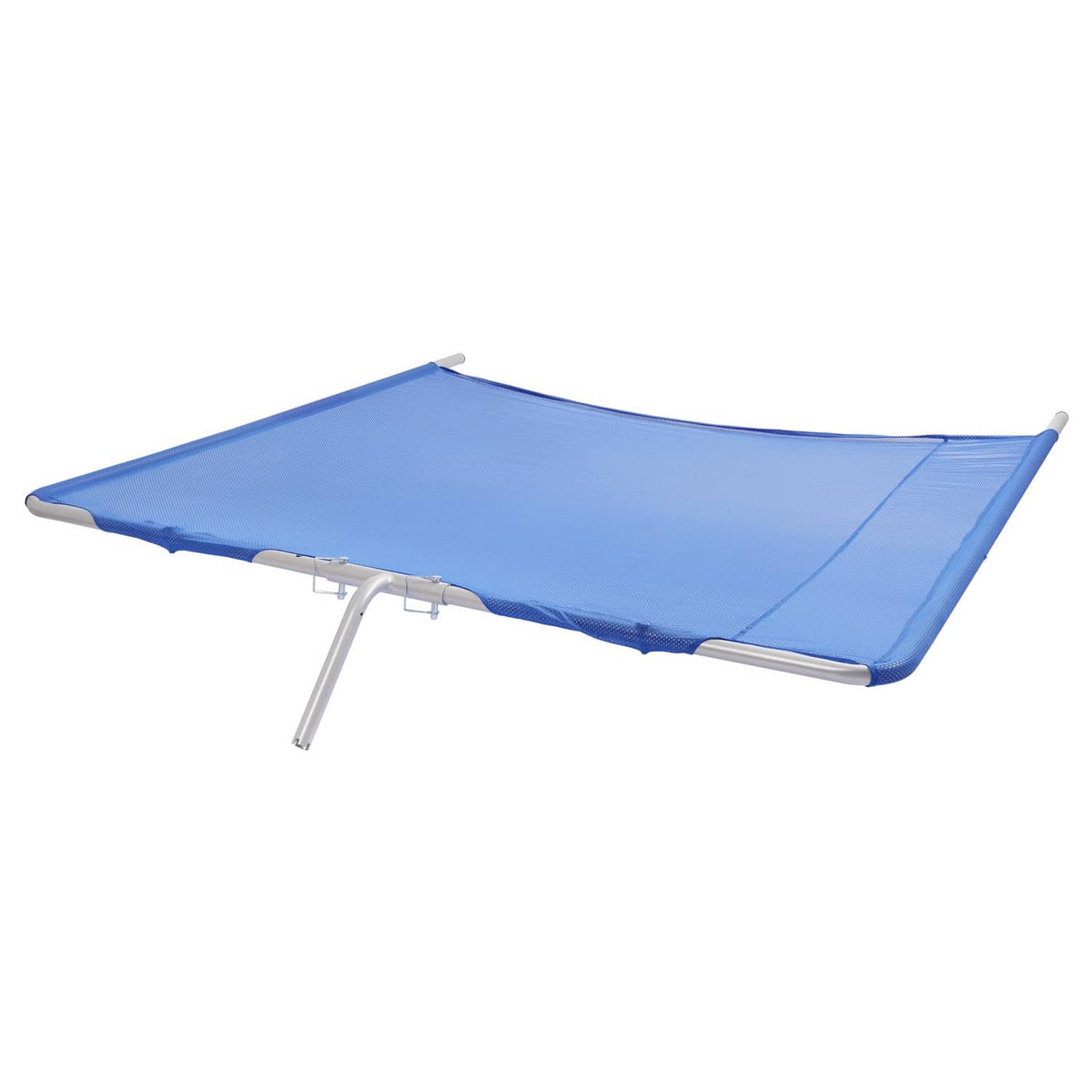 Solidspare Silvery+Blue Boat Sun Shade For Boats 25 FT And Under Aluminium Powder Coated