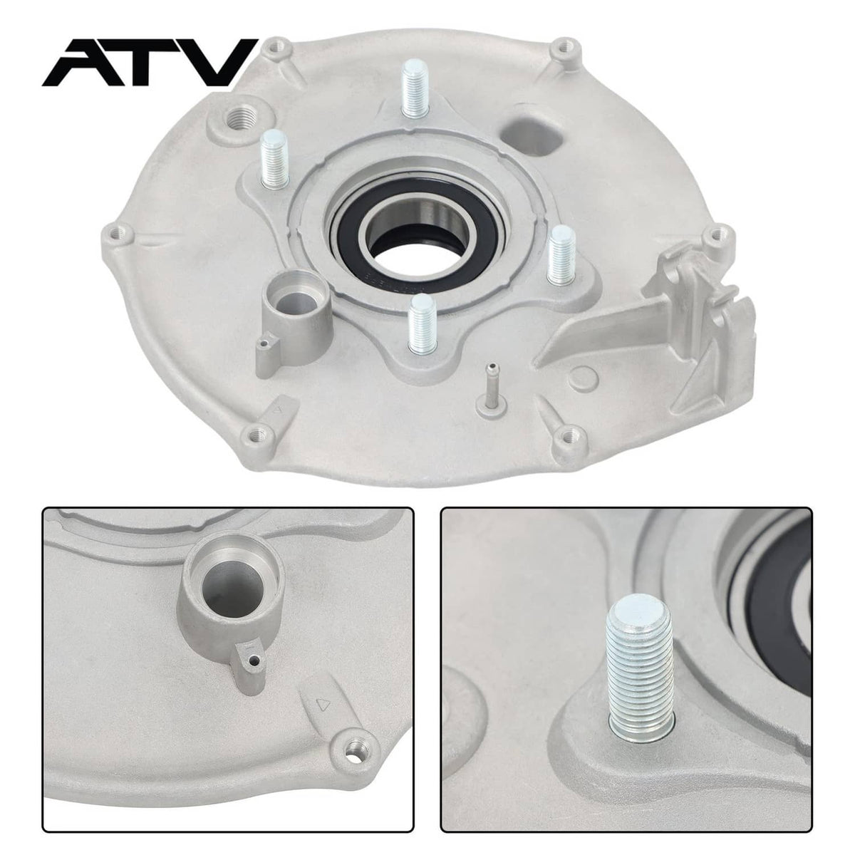 Solidspare 1988-2000 For Honda TRX 300 2x4 4x4 Fourtrax ATV Rear Wheel Brake Drum