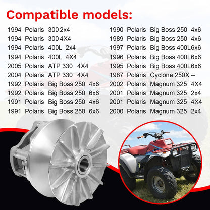 Solidspare 1321976 Primary Drive Clutch Assembly For Polaris Sportsman 500/500 HO 1996-2013