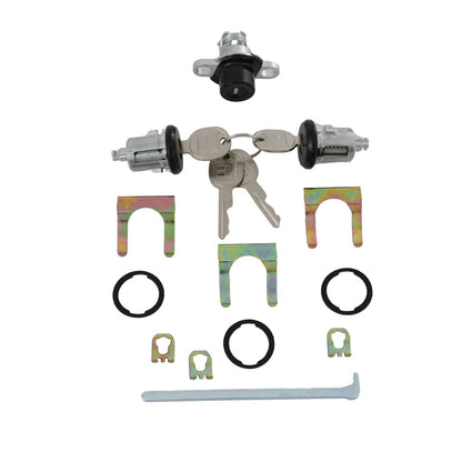 Solidspare Black Doors & Hatch Lock Cylinder Set PY472 For 1993-2002 Camaro Firebird