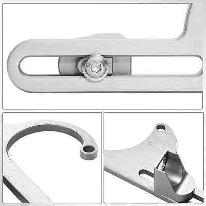 Solidspare Aluminum Throttle Cable Carb Bracket For Holley 4150 4160 Carb 350 400 SBC New