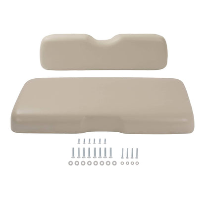 Solidspare For EZGO RXV 2008-Up Models Stone Golf Cart Front Seat Cushion Bottom Backrest