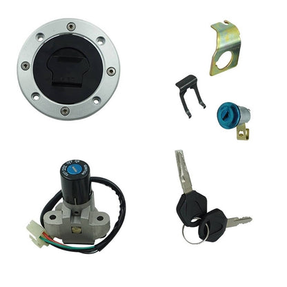 Solidspare Ignition Switch Gas Cap Set For Suzuki  GS500 2004-2009 GS500F 2004-2006 2008