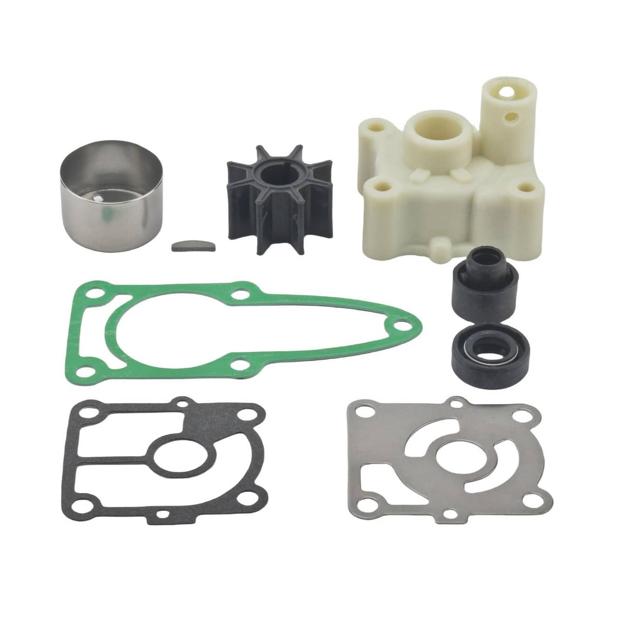Solid Spare Water Pump Impeller Kit for Mercury Outboard 9.9 10 15 20 HP 4 STROKE 8M0135821