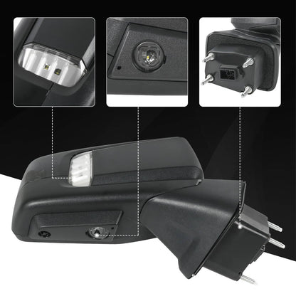 Solidspare Passenger Right Side Door Mirror for 2019-24 Chevy Silverado 1500 W/Heated Power