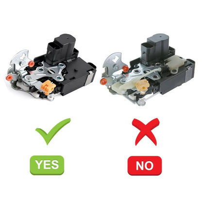 Solid Spare Door Lock Actuator Integrated Latch LH Driver Side Front for Chevy GMC Silverado