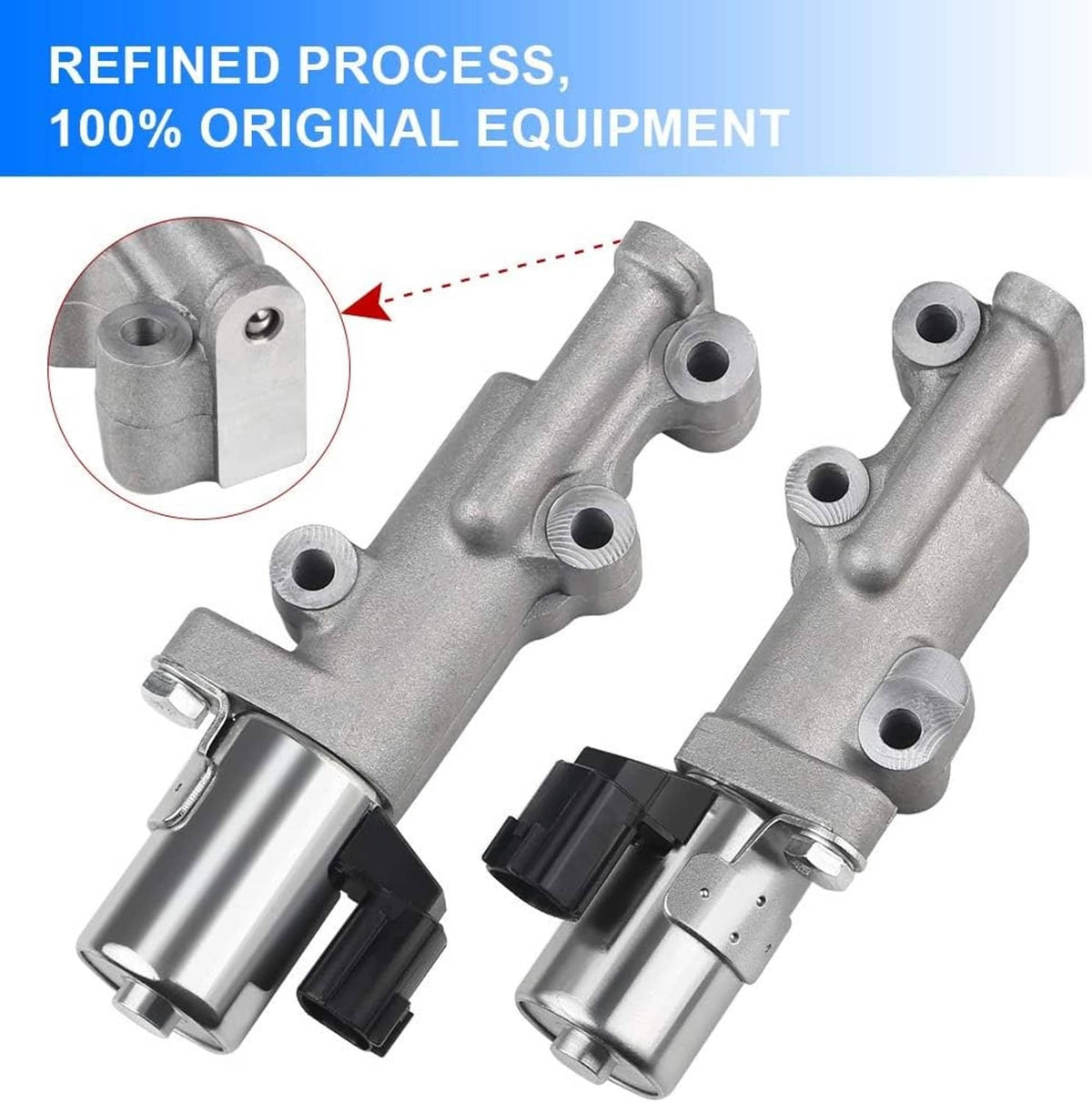 Solidspare VVT Valve Engine Variable Timing Solenoid Left & Right Set For Nissan Infiniti