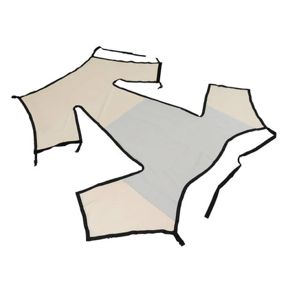 Solidspare Aircraft Cabin Cover White Windshield Cover For Cessna 150 Cessna 152 Canvas