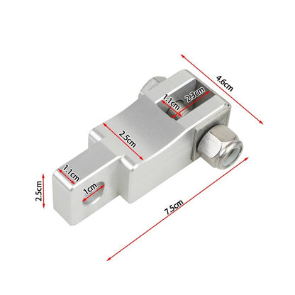 Solid Spare 2" Clutch Pedal Extender For Peterbilt 379, 386, 389, 378,388 Billet Aluminum