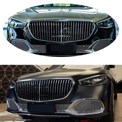 For Maybach Mercedes Benz W223S450L S500 S580 S680 2021-2024 Grille W/ACC Chrome