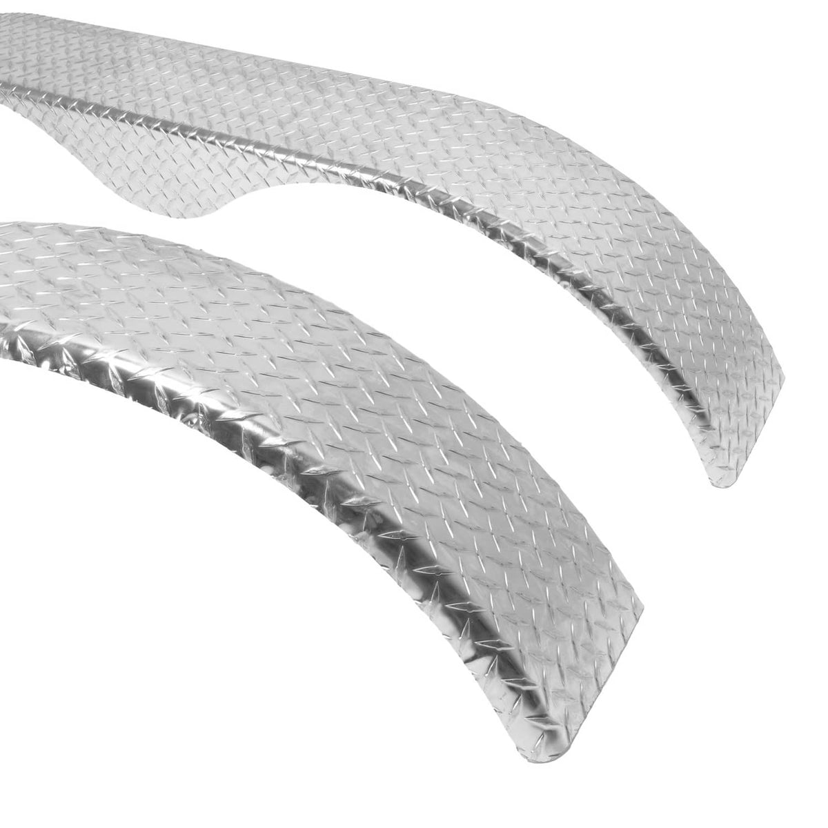 Solidspare Trailer Fenders 14" 15" 16" Tandem Teardrop Tread Plate Cargo 72" L 18" H 9" W