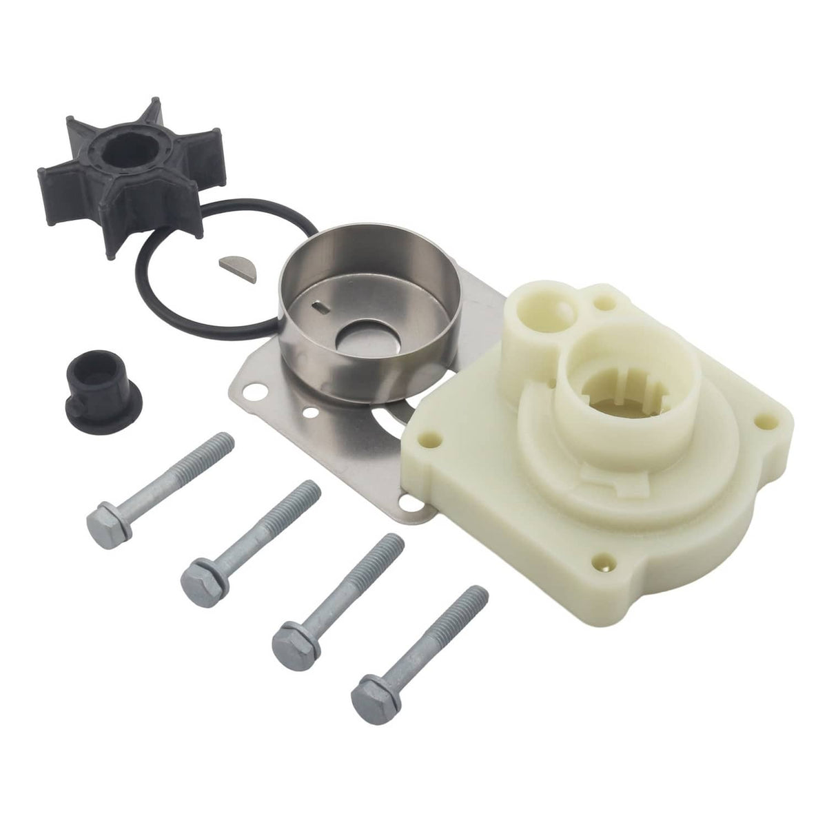 Solid Spare Yamaha Water Pump Impeller Repair Kit for 25hp Outboards Replace 61N-W0078-11-00