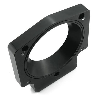 Solidspare Black 92mm Throttle Body+TPS IAC Adapter Plate for Chevy GM III LSX LS LS1 LS2