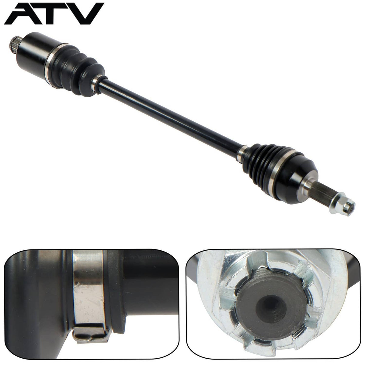 Solidspare Rear Left and Right CV Axles Drive Shaft For Polaris RZR 900 4 S 900 2015-2020